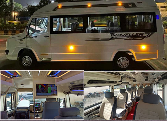 Tempo Traveller 1x1 on rent in Mumbai
